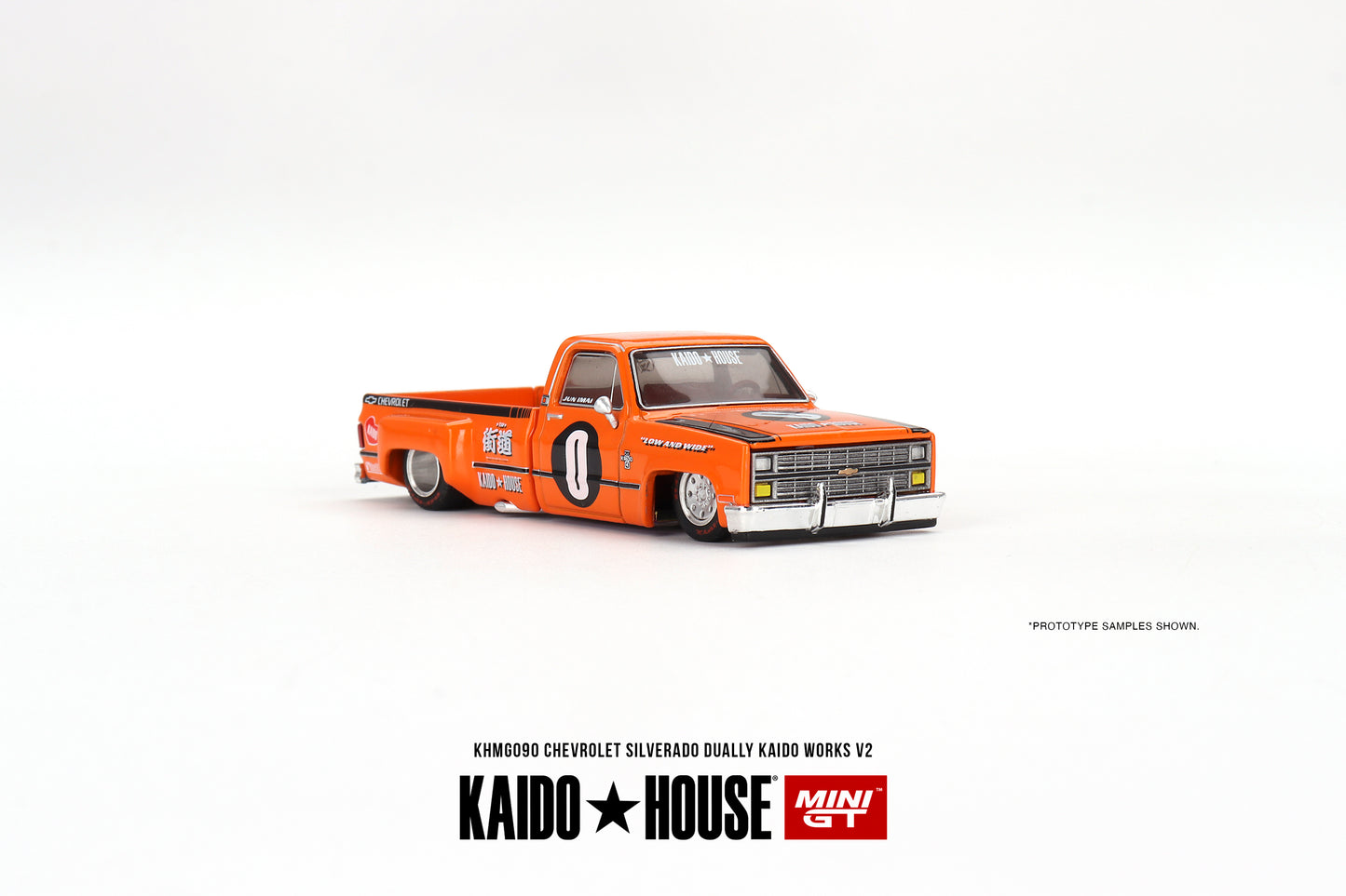 Kaido House x MINI GT Chevrolet Silverado Dually KAIDO WORKS V2 KHMG090