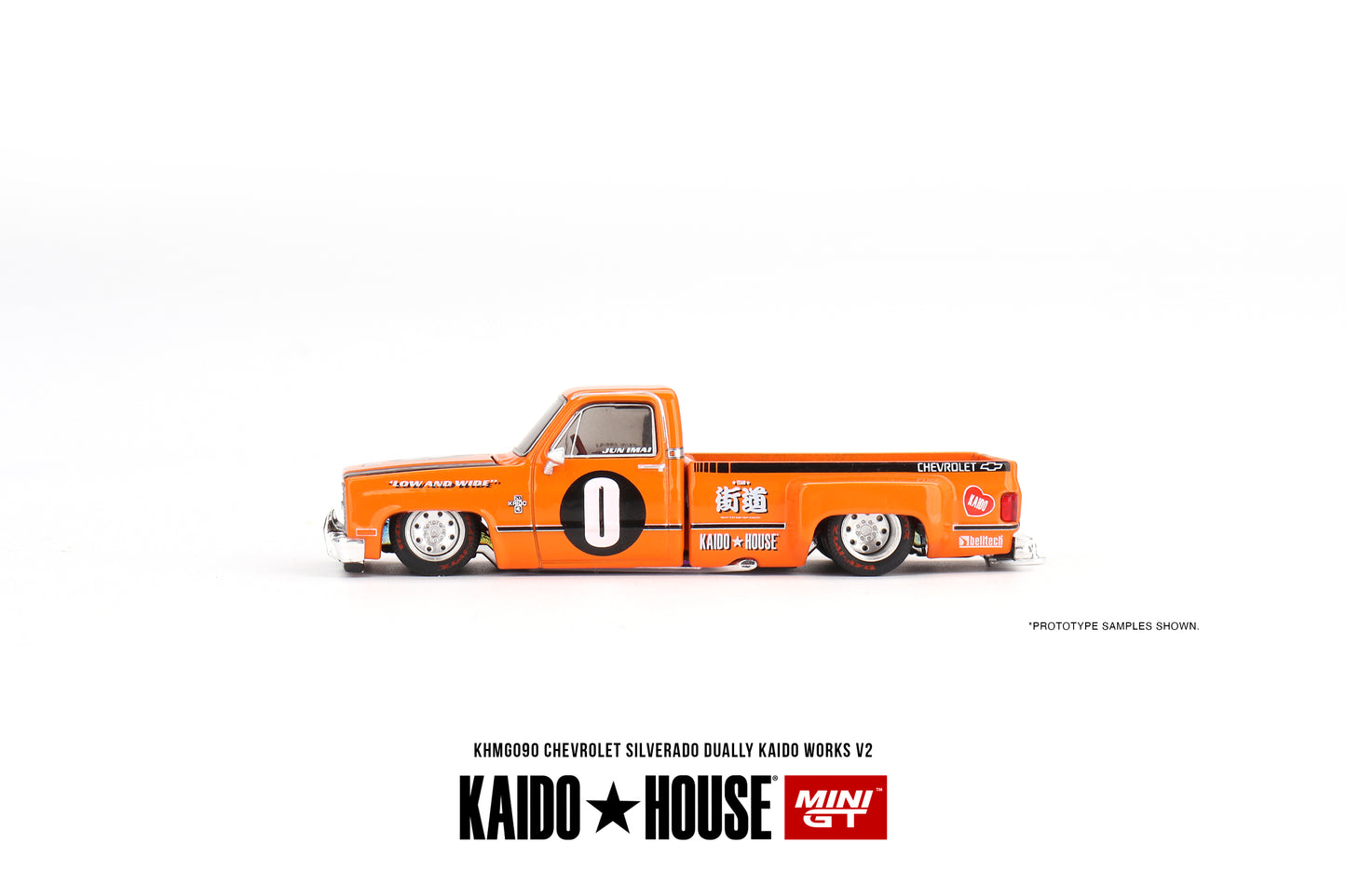 Kaido House x MINI GT Chevrolet Silverado Dually KAIDO WORKS V2 KHMG090