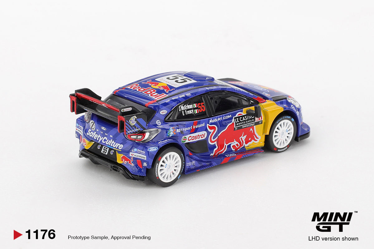 Mini GT #1176 Ford Puma Rally1 #55 M-Sport Ford WRT 2025 Rally Monte-Carlo (LHD)