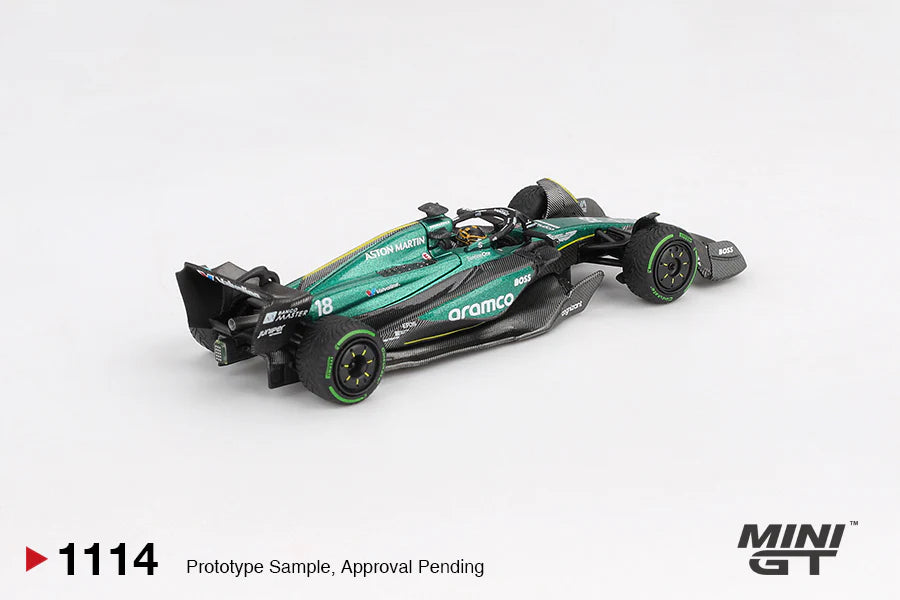 MINI GT #1113 1/64 Aston Martin AMR24 #14 Fernando Alonso 2024 F1 2024 Canadian GP