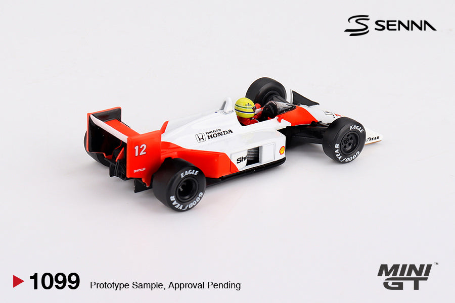 MINI GT #1099 1/64 McLaren MP4/4 #12 Ayrton Senna 1988 Japanese Grand Prix Winner * BLISTER PACK *