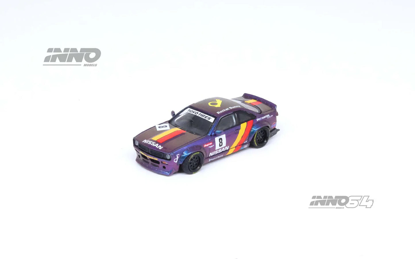 INNO64 1/64 Nissan Silvia (S14) BOSS "Rocket Bunny" in Purple