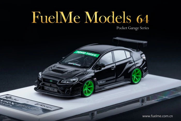 FuelMe 1/64 Varis Subaru WRX STI (VAB/S4 WB) Varis Gun Metal