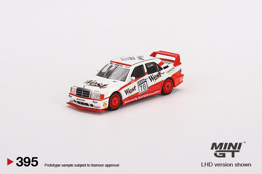 MINI GT #395 1/64 Mercedes-Benz 190E 2.5 16 Evolution II 1991 DTM #78 Lohr