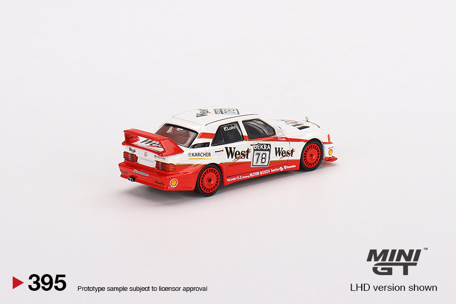 MINI GT #395 1/64 Mercedes-Benz 190E 2.5 16 Evolution II 1991 DTM #78 Lohr