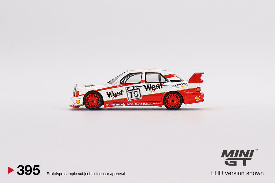 MINI GT #395 1/64 Mercedes-Benz 190E 2.5 16 Evolution II 1991 DTM #78 Lohr