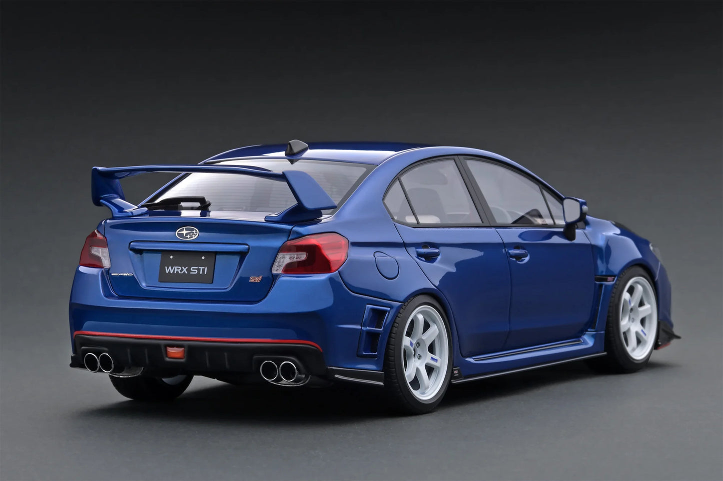 IGNITION MODEL 1/18 IG 1666 SUBARU WRX (CBA-VAB) STI Blue
