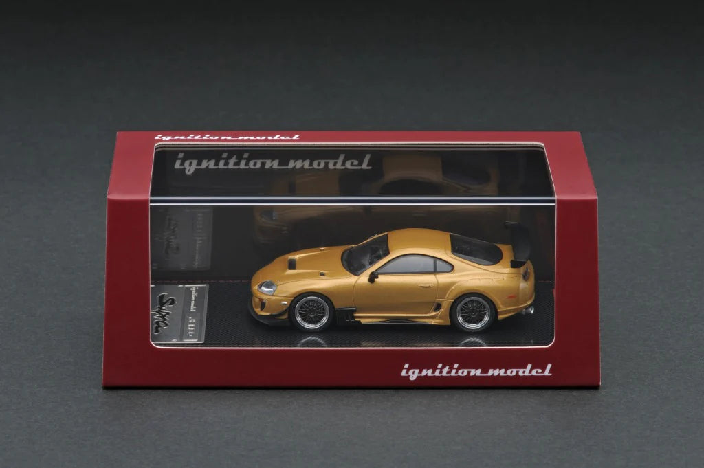 IGNITION MODEL 1/64 IG 1866 Toyota Supra (JZA80) RZ Gold