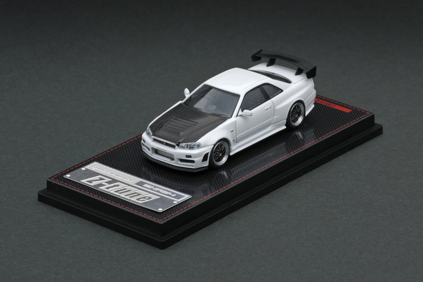 IGNITION MODEL 1/64 IG 1868 Nissan Skyline Nismo R34 GT-R Z-tune White