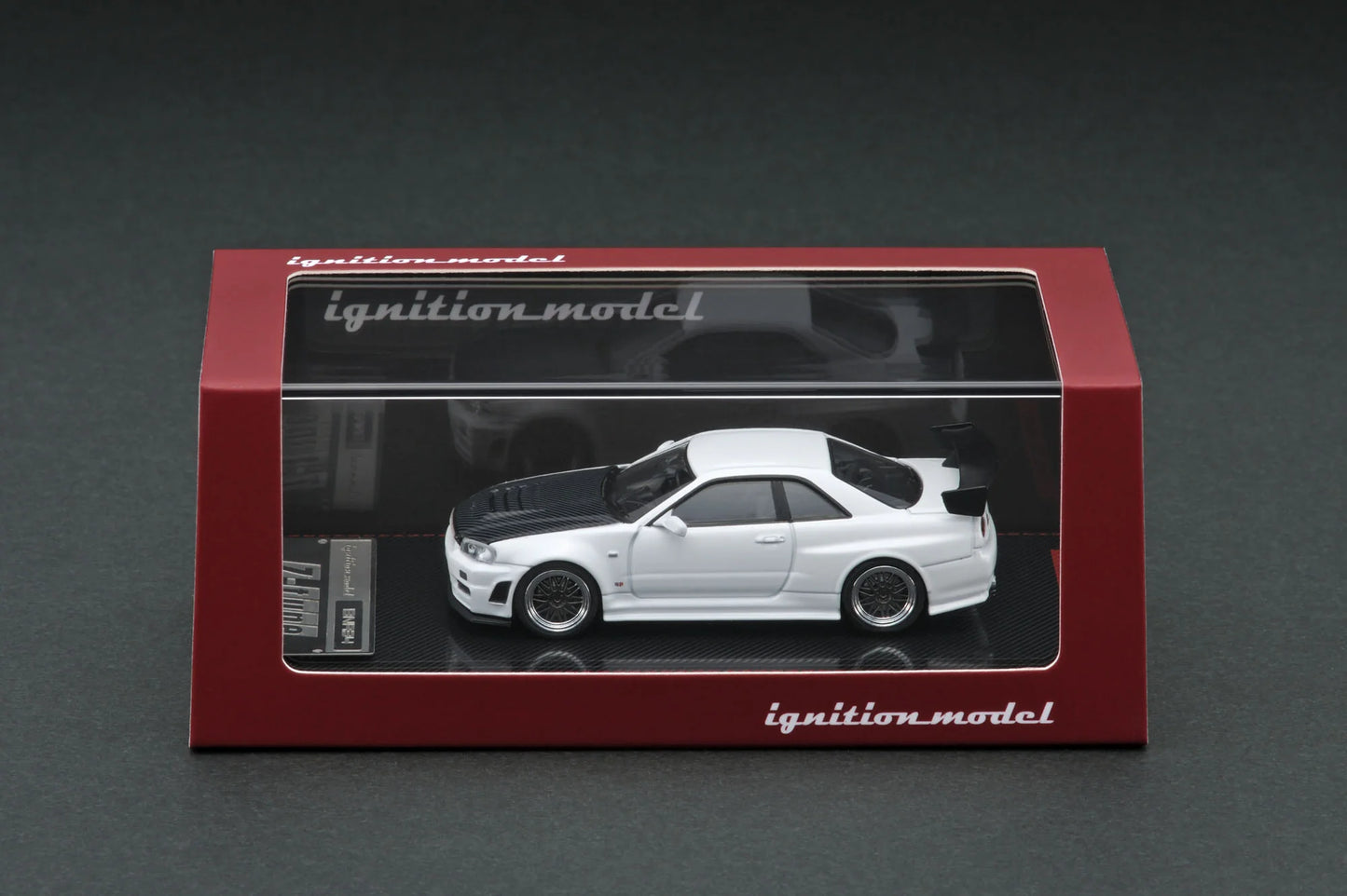 IGNITION MODEL 1/64 IG 1868 Nissan Skyline Nismo R34 GT-R Z-tune White