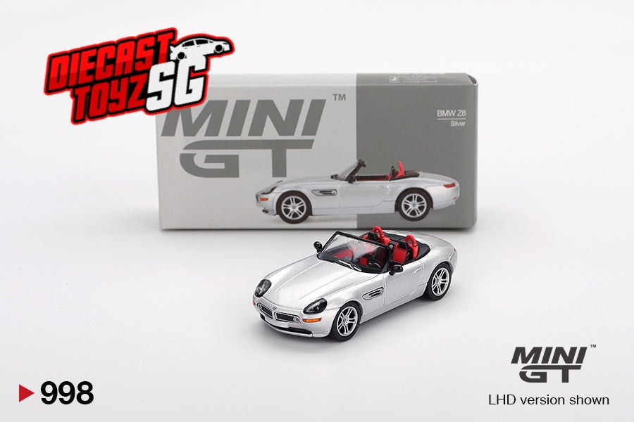 MINI GT #998 1/64 BMW Z8 Silver (LHD)