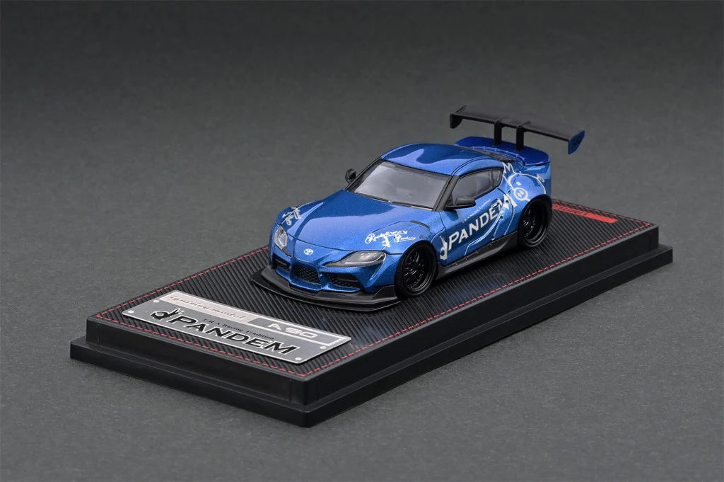 IGNITION MODEL 1/64 IG 2331 PANDEM Supra (A90) Blue Metallic