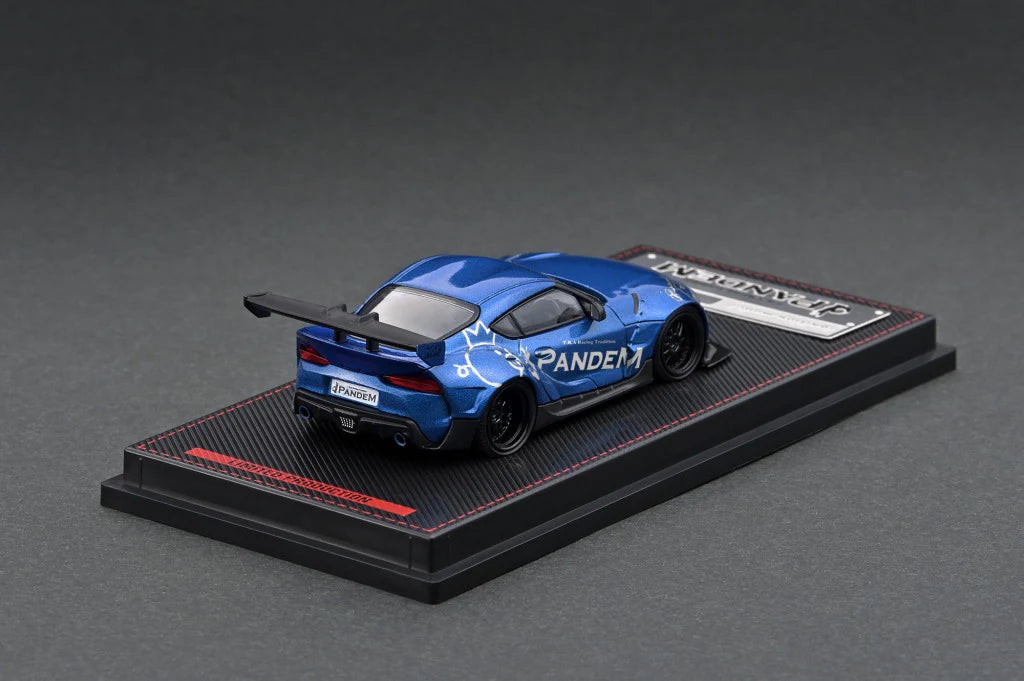 IGNITION MODEL 1/64 IG 2331 PANDEM Supra (A90) Blue Metallic