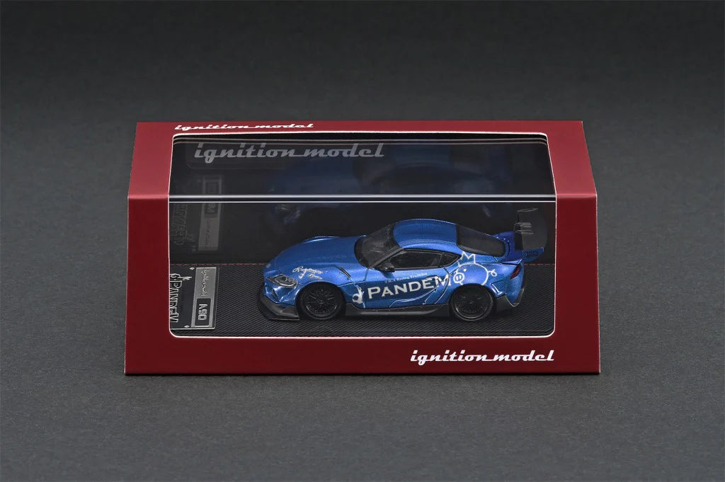IGNITION MODEL 1/64 IG 2331 PANDEM Supra (A90) Blue Metallic