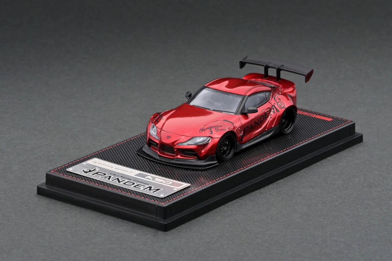 IGNITION MODEL 1/64 IG 2332 PANDEM Supra (A90) Red Metallic