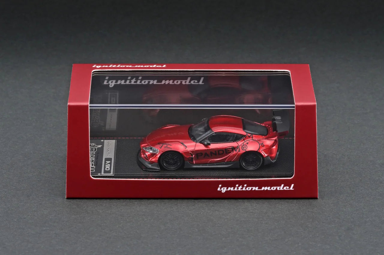IGNITION MODEL 1/64 IG 2332 PANDEM Supra (A90) Red Metallic