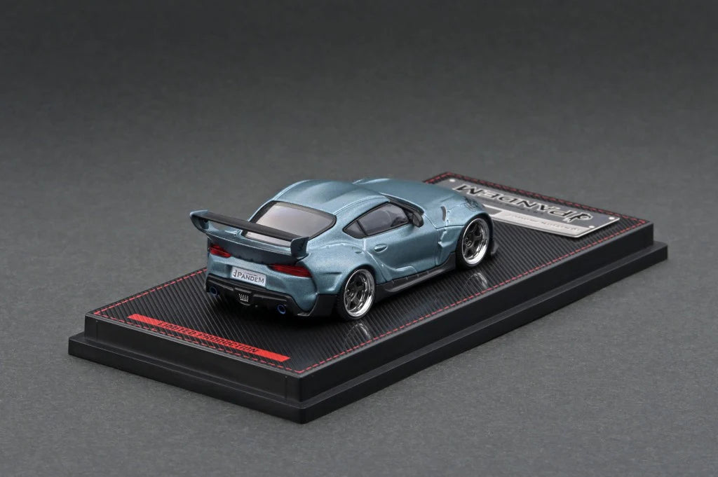 IGNITION MODEL 1/64 IG 2334 PANDEM Supra (A90) Matte Blue Gray Metallic