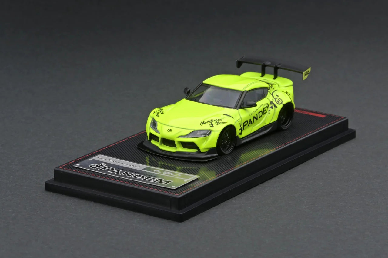 IGNITION MODEL 1/64 IG 2337 PANDEM Supra (A90) Yellow Green