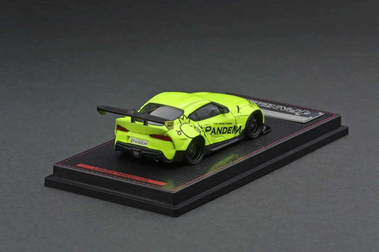 IGNITION MODEL 1/64 IG 2337 PANDEM Supra (A90) Yellow Green