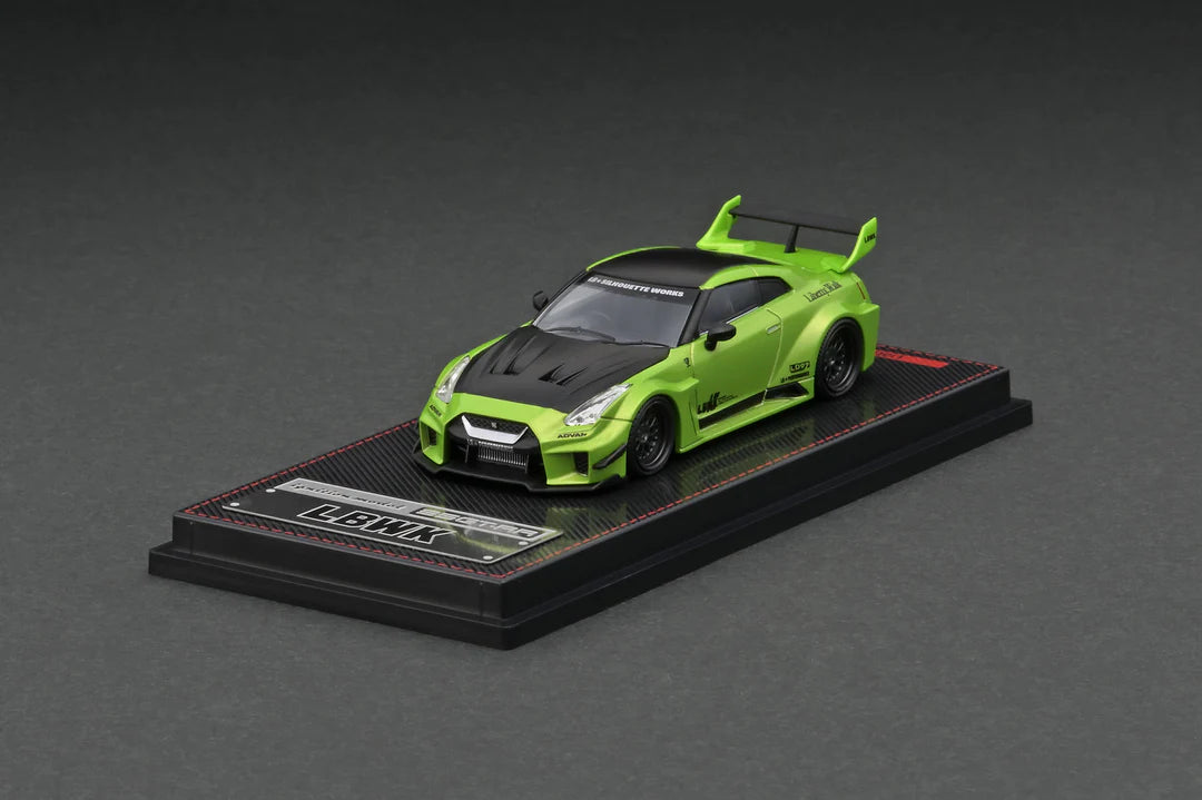 IGNITION MODEL 1/64 IG 2384 LB-Silhouette WORKS GT Nissan 35GT-RR Green Metallic