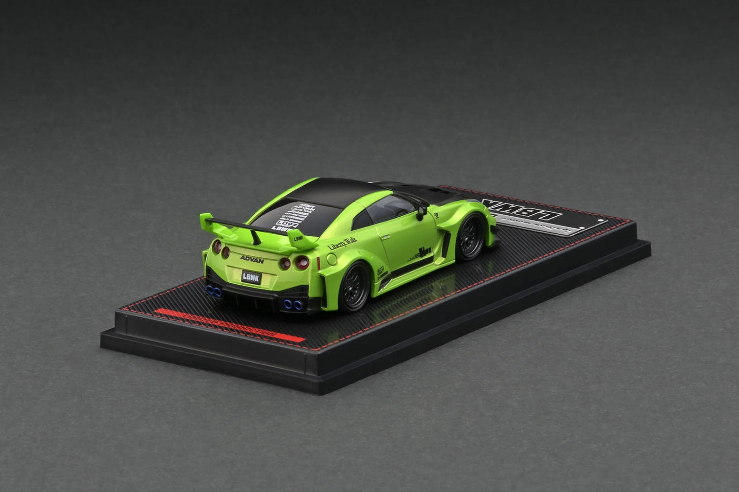 IGNITION MODEL 1/64 IG 2384 LB-Silhouette WORKS GT Nissan 35GT-RR Green Metallic