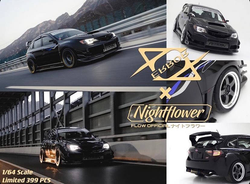 Error 404 X Nightflower 1:64 Subaru WRX STI GRB *RESIN*