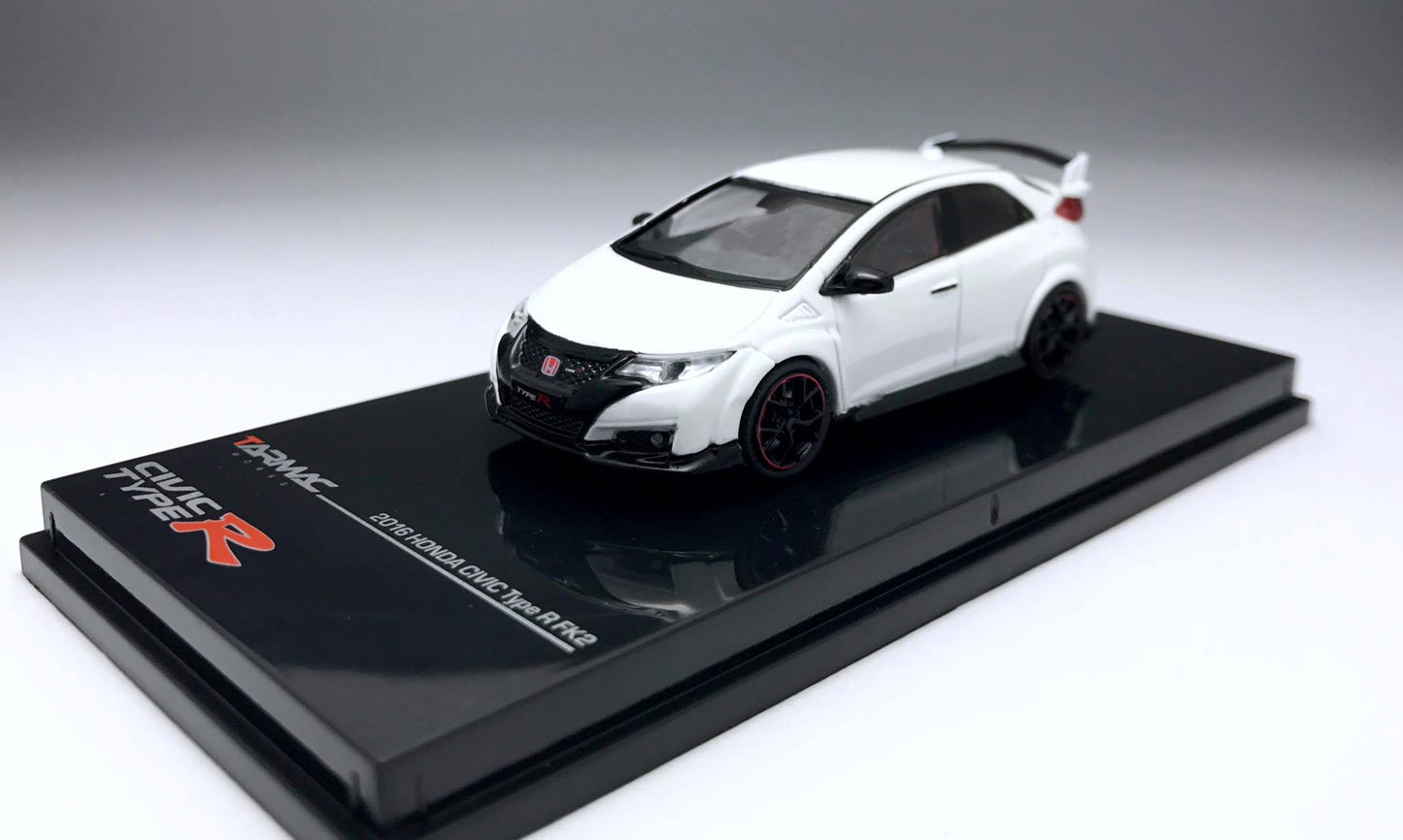 TARMAC WORKS 1/64 Honda Civic Type R FK2 2016 Championship White