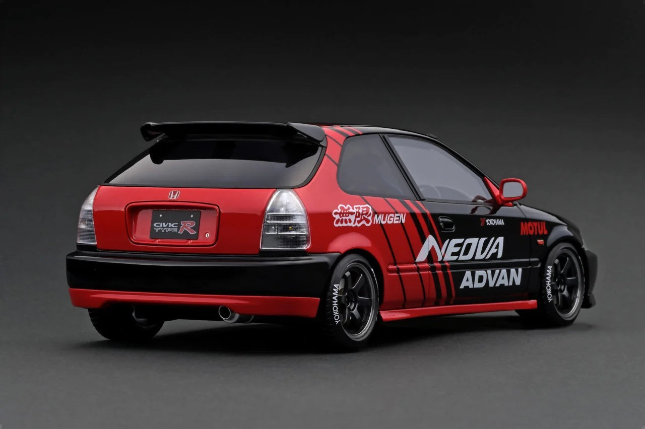 IGNITION MODEL 1/18 IG 2679 Honda CIVIC (EK9) Type R Black/Red