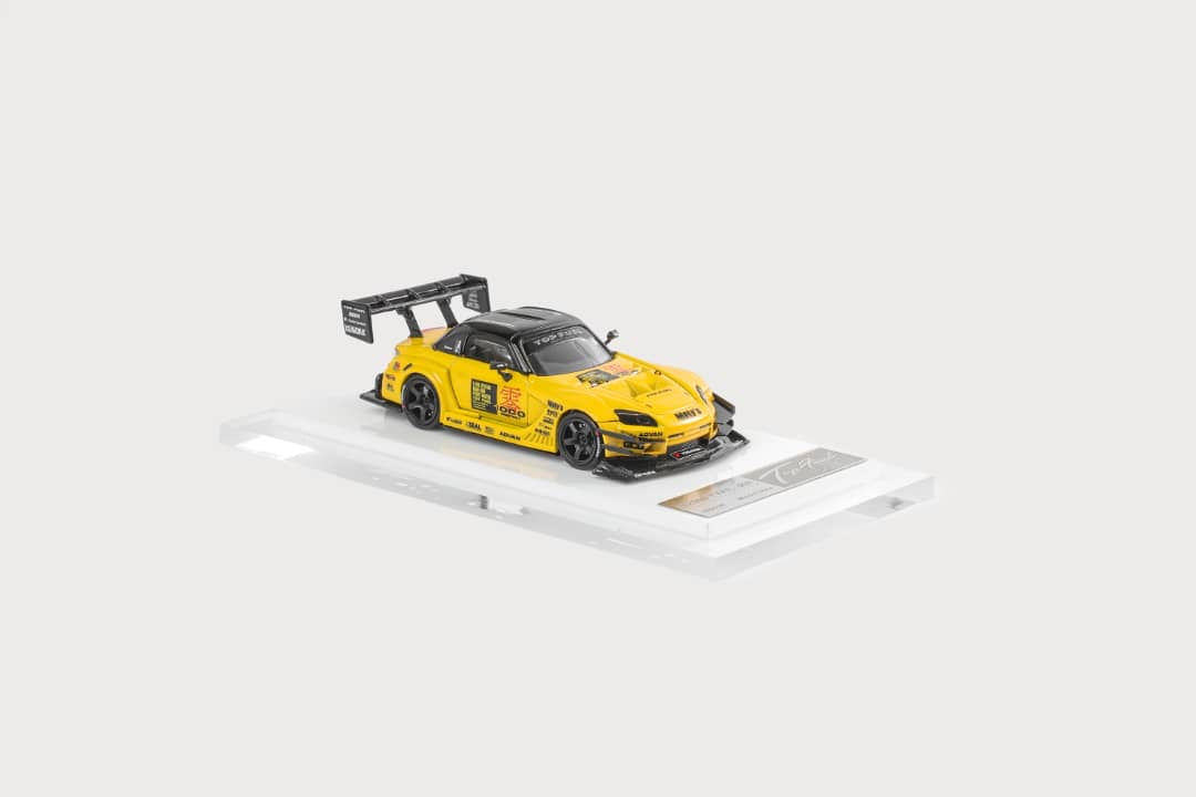 Model Idea 1/64 S2000 AP1 Track Racing Edition Top Fuel Type-RR modified Yellow