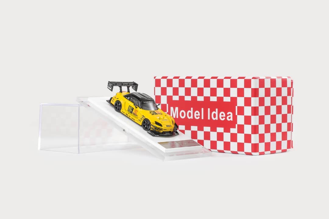 Model Idea 1/64 S2000 AP1 Track Racing Edition Top Fuel Type-RR modified Yellow