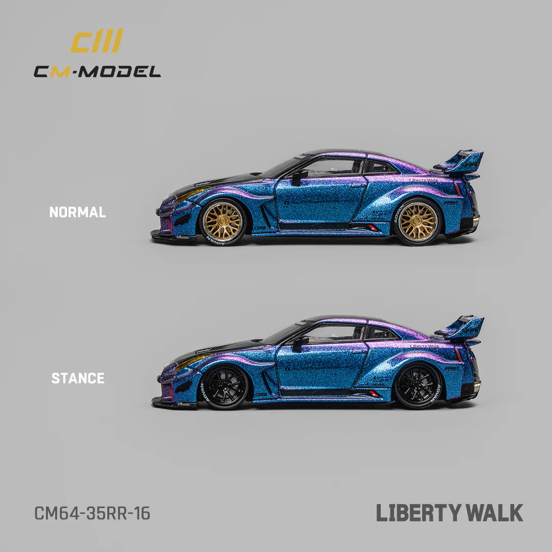 CM Model 1/64 Nissan LBWK 35GT-RR Chameleon with Carbon CM64-35RR-16