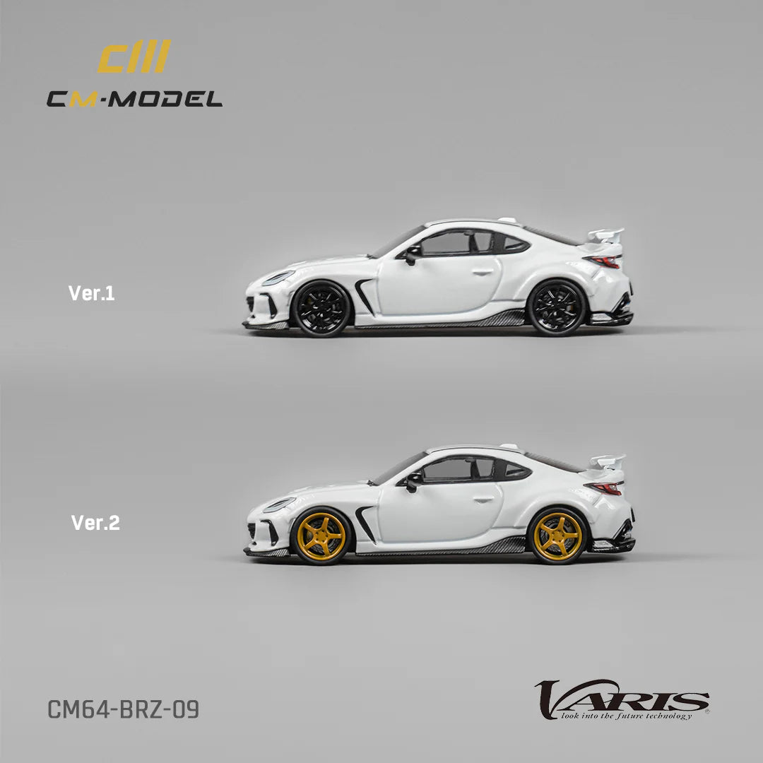 CM Model 1/64 Subaru BRZ Varis Widebody (White) BRZ