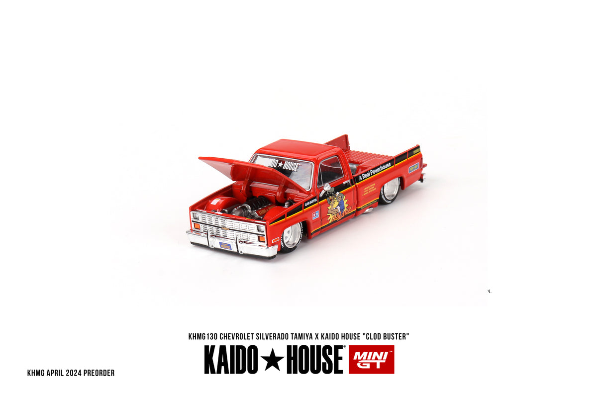 MINI GT X KAIDO HOUSE 1/64 Chevrolet Silverado TAMIYA x KAIDO HOUSE "Clod Buster" KHMG130