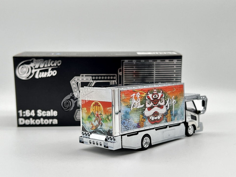 Micro turbo 1/64 Lion Dekotora Truck Chrome