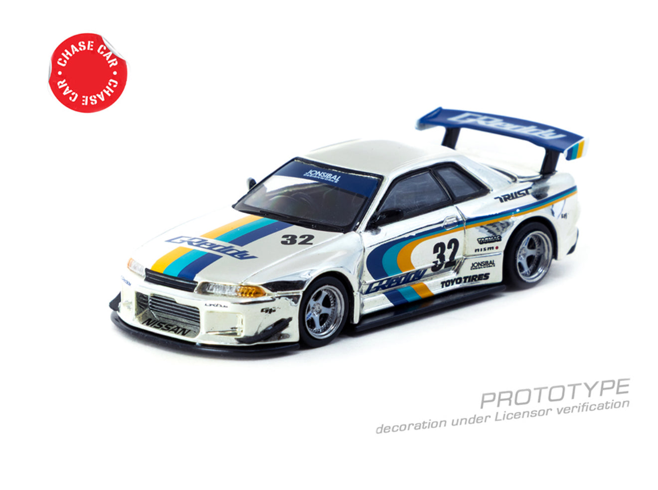 * PRE ORDER * TARMAC WORKS X MIJO NISSAN SKYLINE GT-R R32 WIDEBODY JONSIBAL DESIGNWORKS GREDDY LIMITED EDITION - * CHASE *