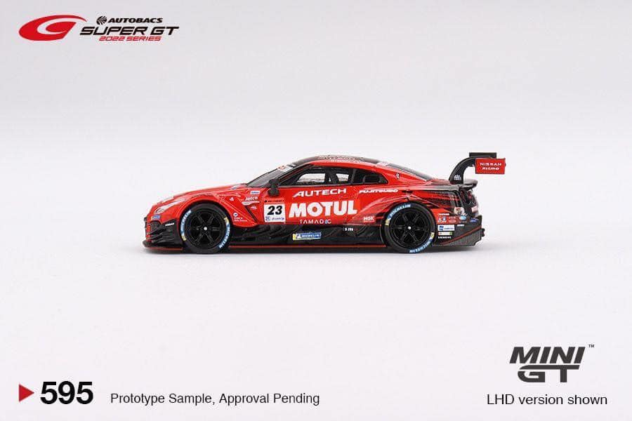 * PRE ORDER * MINI GT #595 Nissan GT-R Nismo GT500 #23“MOTUL AUTECH GT-R" NISMO 2021 SUPER GT Series - Japan Exclusive"