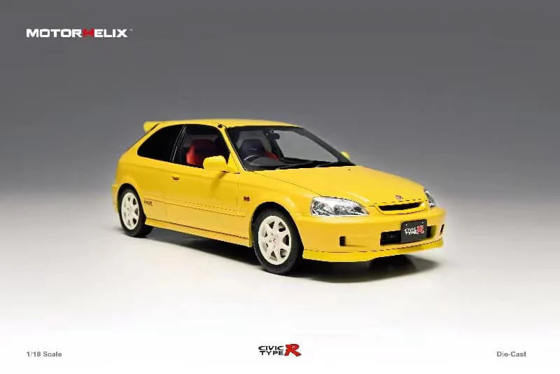 MOTORHELIX 1/18 Honda Civic Type R (EK9) Sunlight Yellow M85002