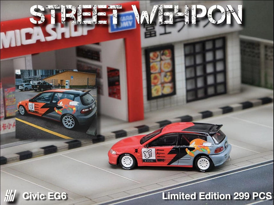 Street Weapon 1/64 Honda Civic EG6 Sonic Livery