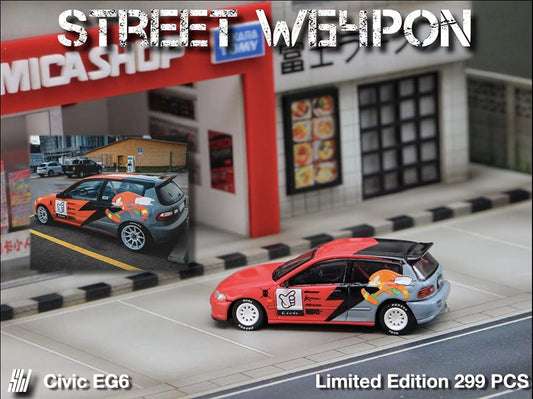 Street Weapon 1/64 Honda Civic EG6 Sonic Livery