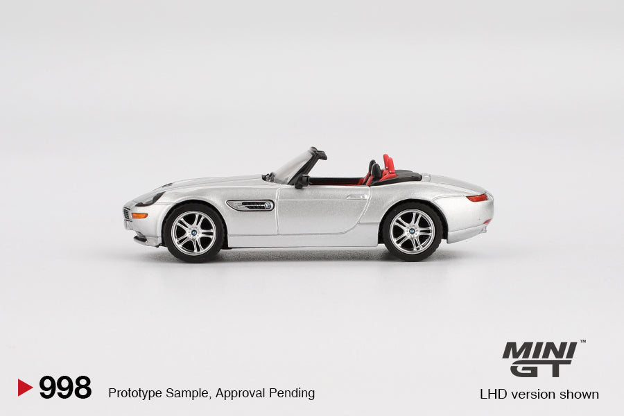 MINI GT #998 1/64 BMW Z8 Silver (LHD)