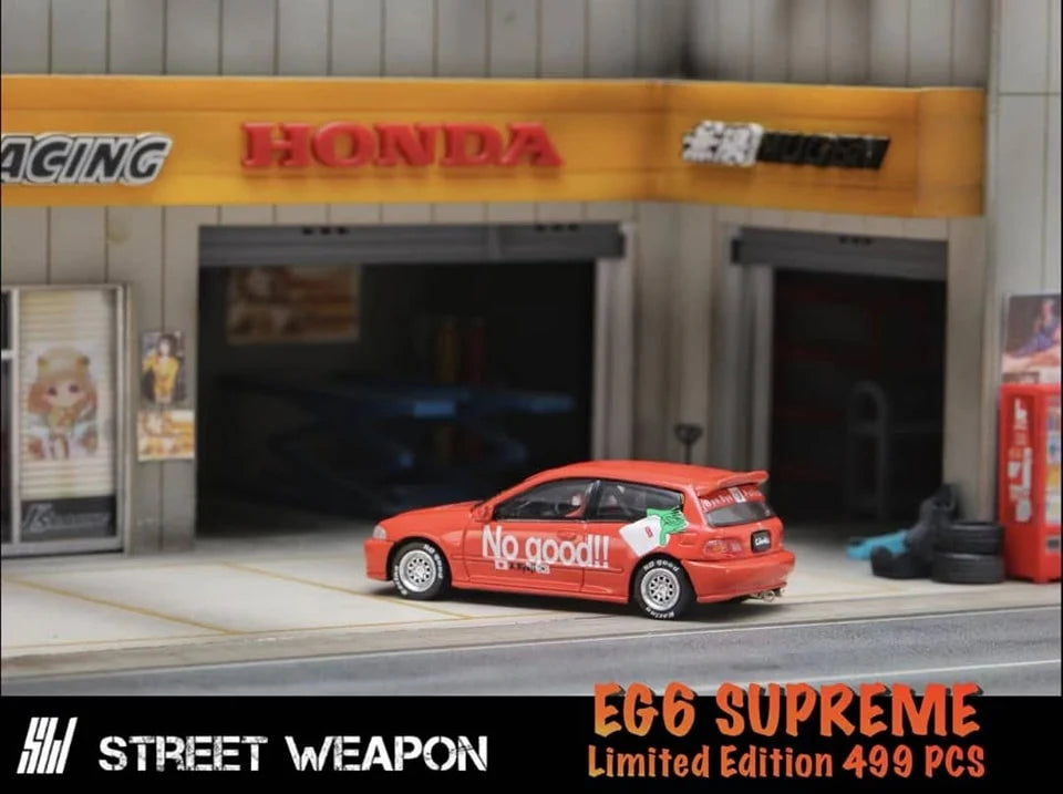 Street Weapon 1/64 Honda Civic Eg6 NO GOOD RACING