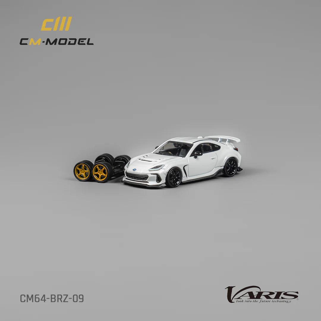 CM Model 1/64 Subaru BRZ Varis Widebody (White) BRZ
