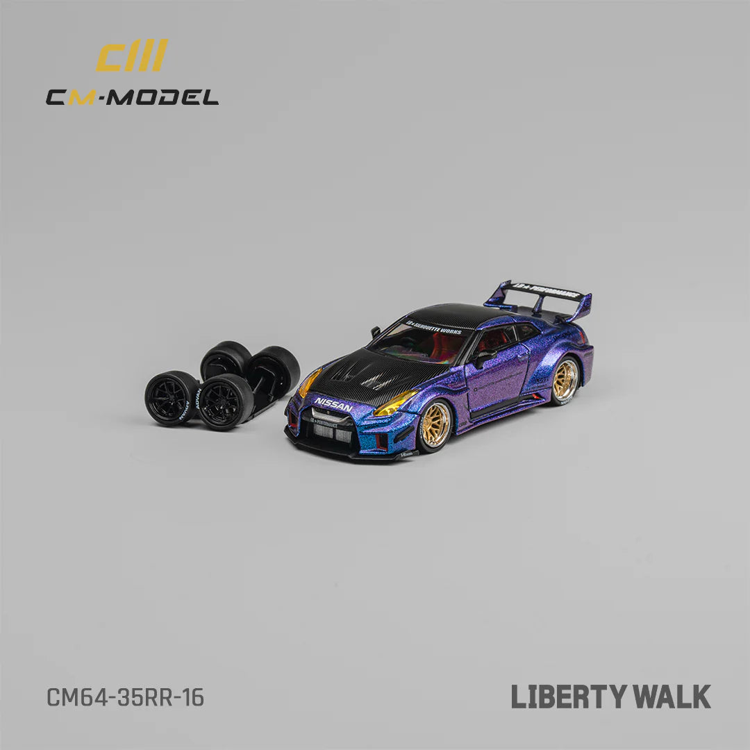 CM Model 1/64 Nissan LBWK 35GT-RR Chameleon with Carbon CM64-35RR-16