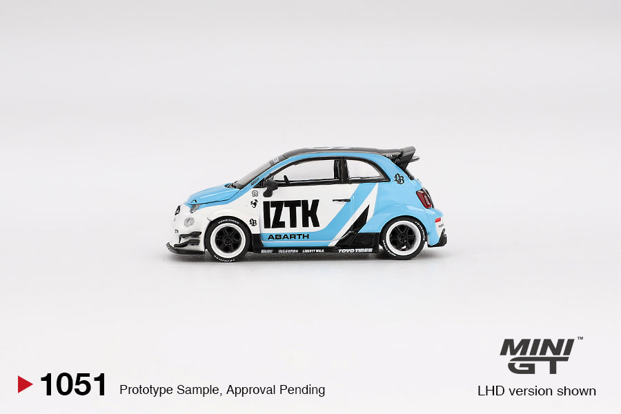 MINI GT #1051 1/64 Abarth 595 LB-WORKS x Abas Works IZTK (LHD)