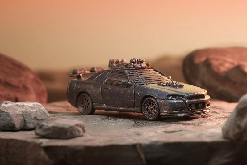 STANCE HUNTERS 1/64 NISSAN GT-R R34 MAD MAX EDITION