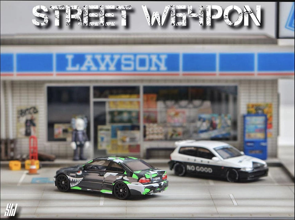 Street Weapon 1/64 M3 CSL E46 Black Shark Livery