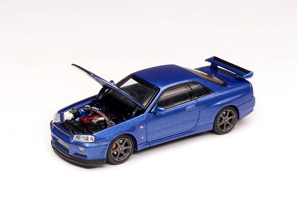 MOTORHELIX 1/64 NISSAN SKYLINE GT-R R34 V Spec II