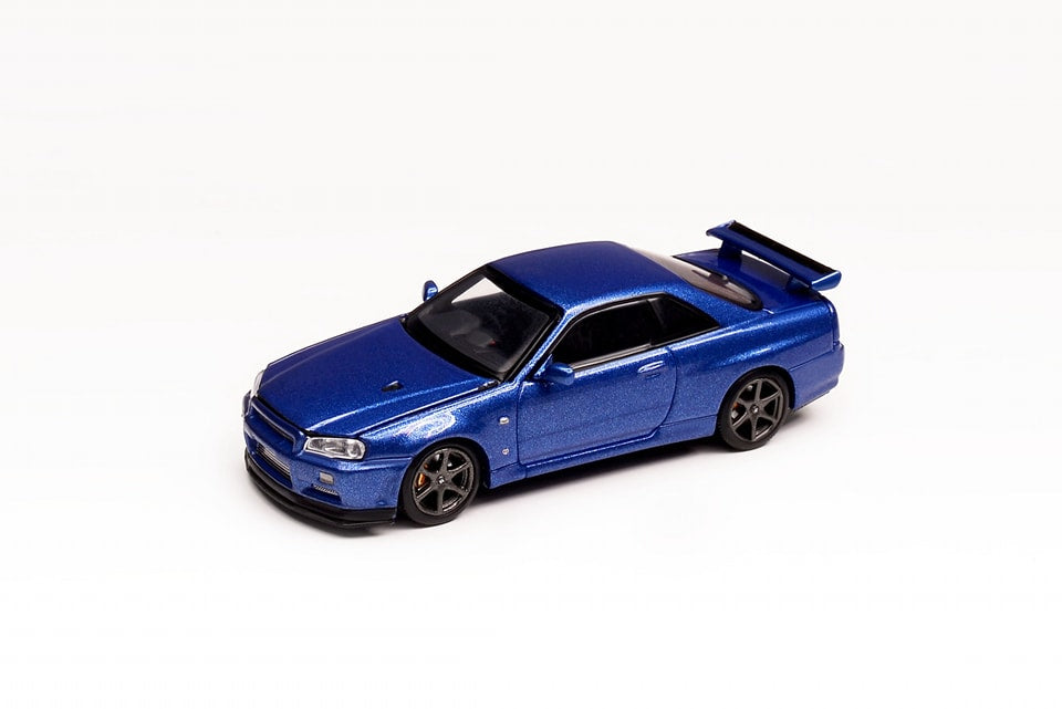 MOTORHELIX 1/64 NISSAN SKYLINE GT-R R34 V Spec II