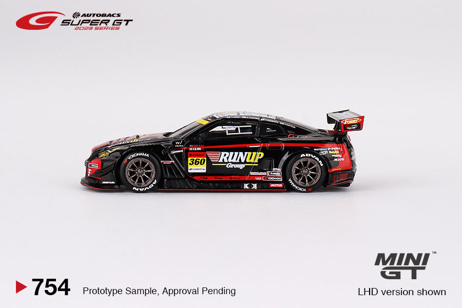 * PRE ORDER * MINI GT #754 1/64 Nissan GT-R NISMO GT3 #360 "RUNUP RIVAUX GT-R" TOMEI SPORTS 2023 SUPER GT SERIES * JAPAN EXCLUSIVE *