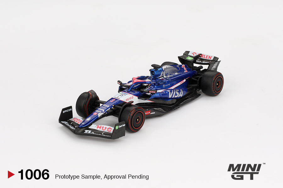 MINI GT #1006 1/64 RB VCARB 01 #3 Daniel Ricciardo 2024 F1 2024 Bahrain GP